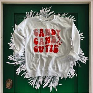 Candy cane cutie Christmas Sweatshirt